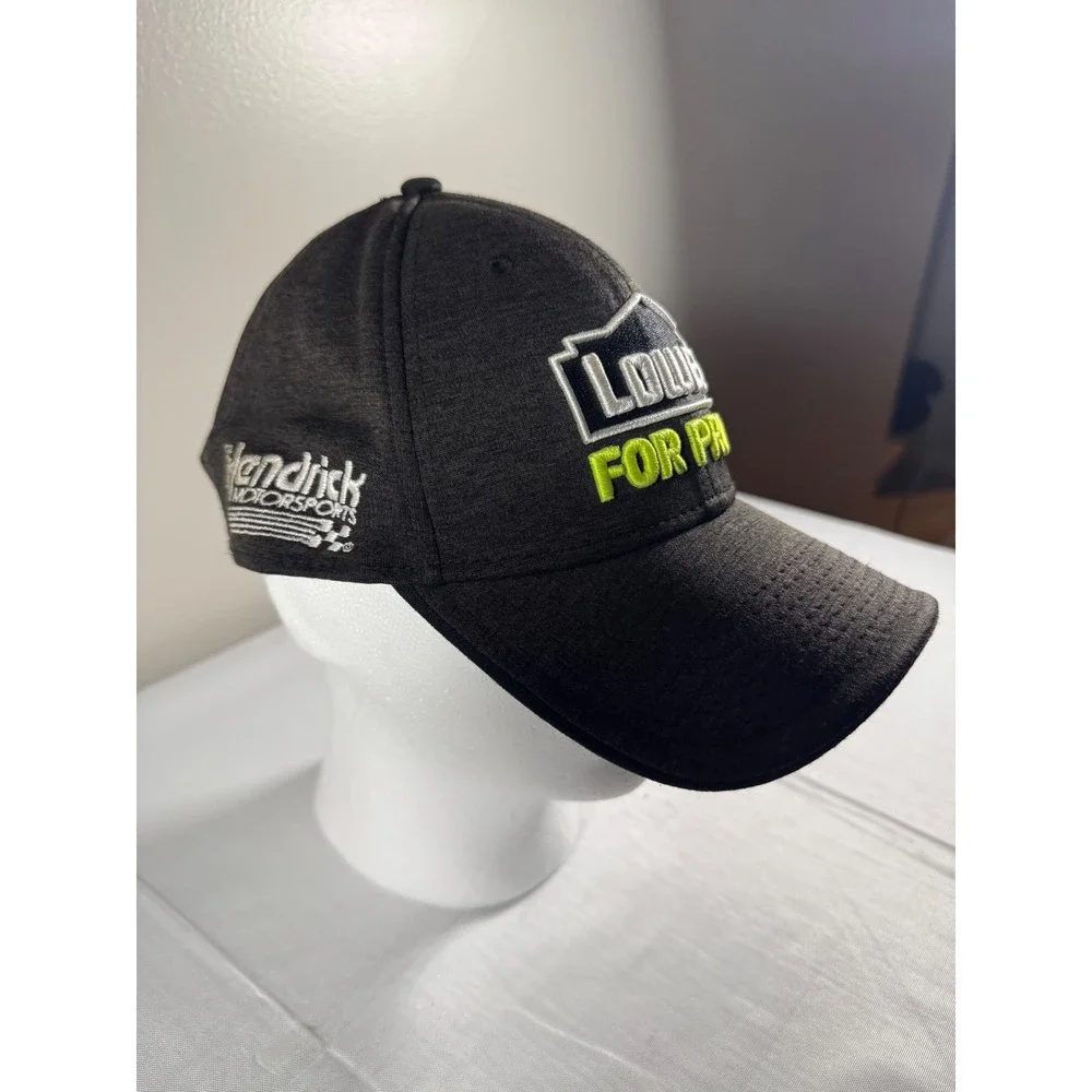 New Era 39THIRTY Lowe's For Pros NASCAR Hat Jimmie Johnson #48 Gray M/L